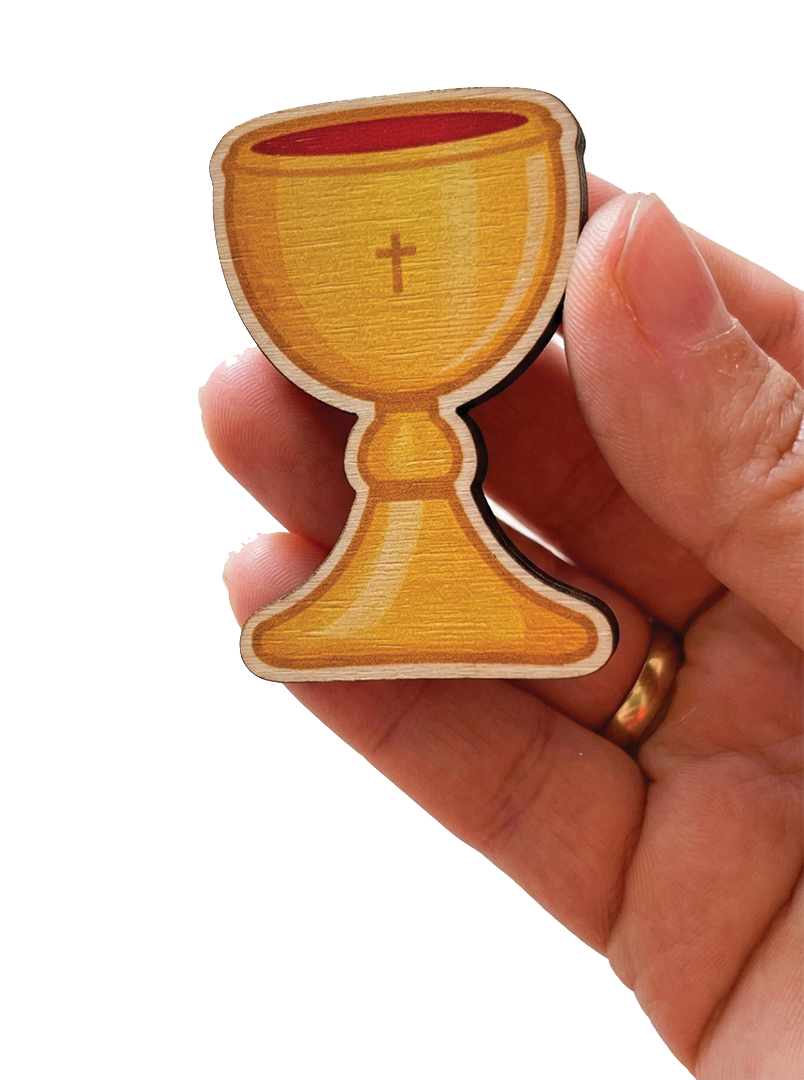 Pieza de madera del cáliz